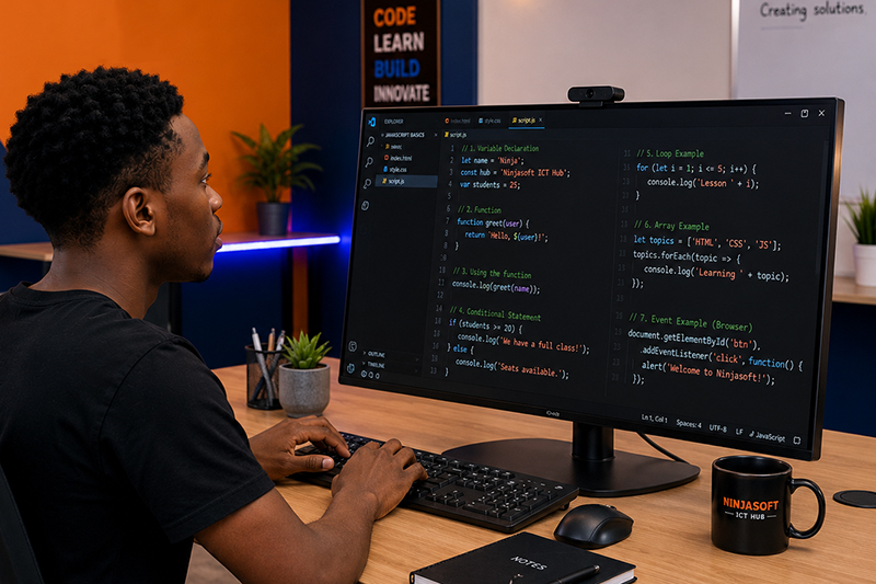 Web Design & Development course at Ninjasoft ICT Hub