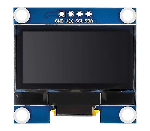1.3-Inch 128×64 Blue OLED Display