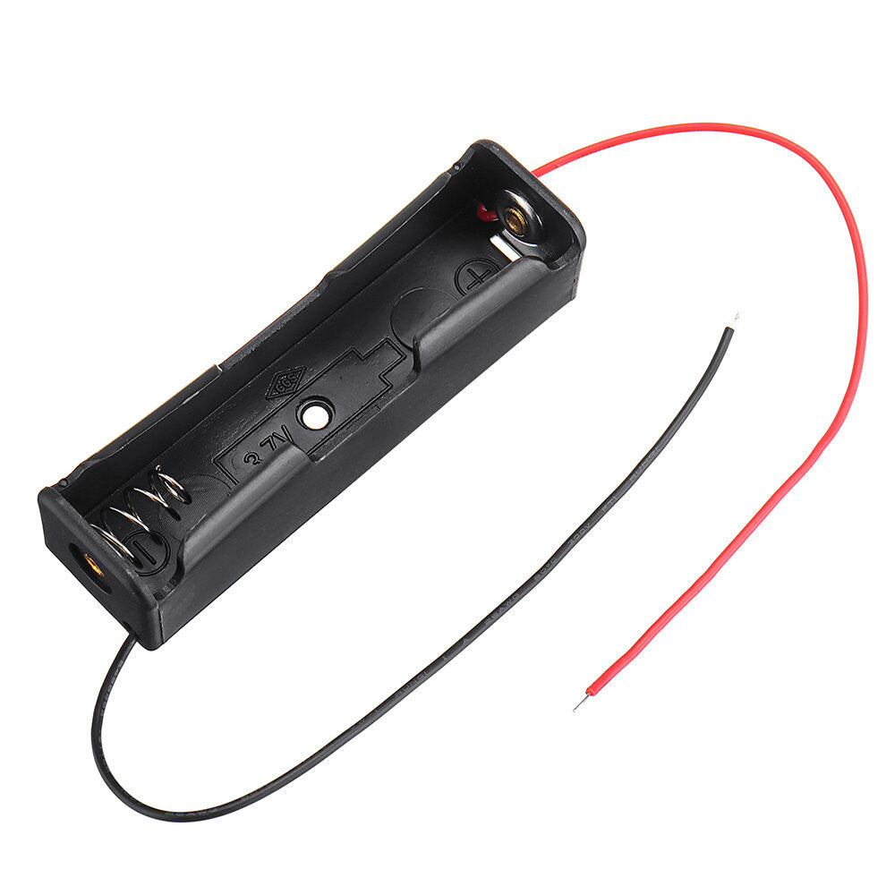 1-Cell 18650 Battery Holder with Pre-Attached Wire Leads