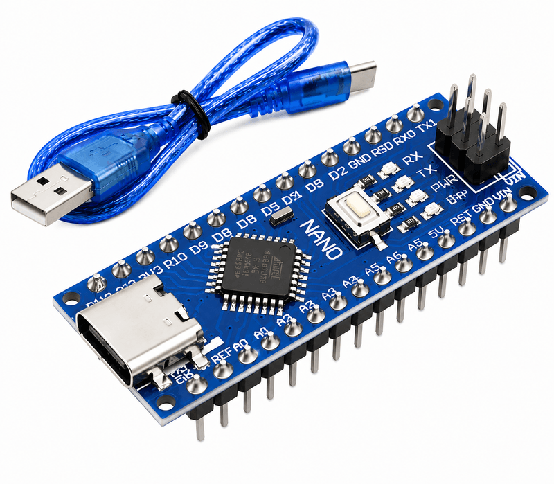 Arduino Nano V3.0 ATmega328P CH340 Type-C Development Board with USB Cable
