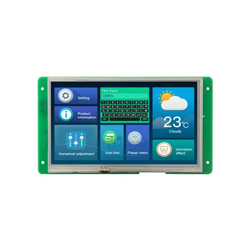 DWIN 7 Inch HMI TFT Display 800×480 RS232/TTL Touch Screen