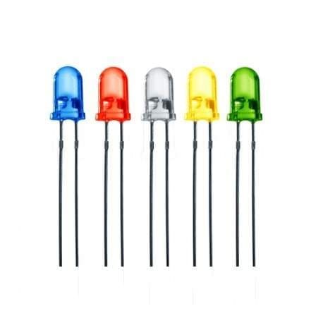LED Light Emitting Diode 3mm 5mm Red Green Blue White Yellow