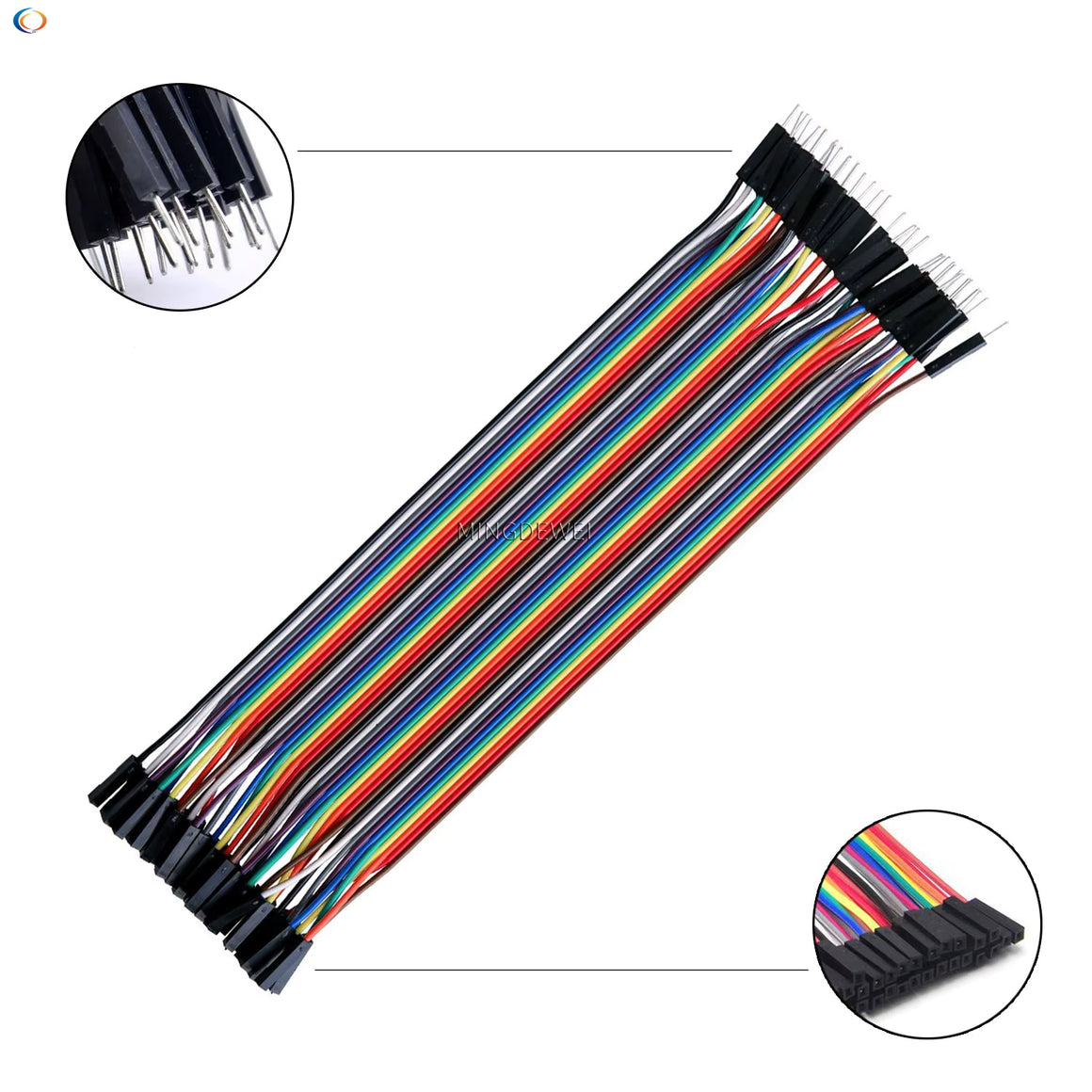 Male-Female Jumper wires/connector 40pcs 20cm